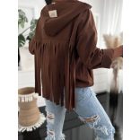 Olasz, gombos, barna felső