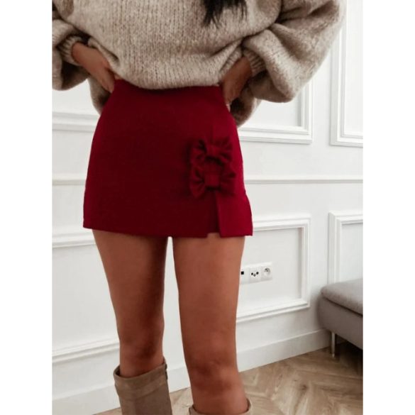 Olasz masnis szoknyanadrág-bordó