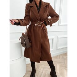 Elegáns olasz barna kabát